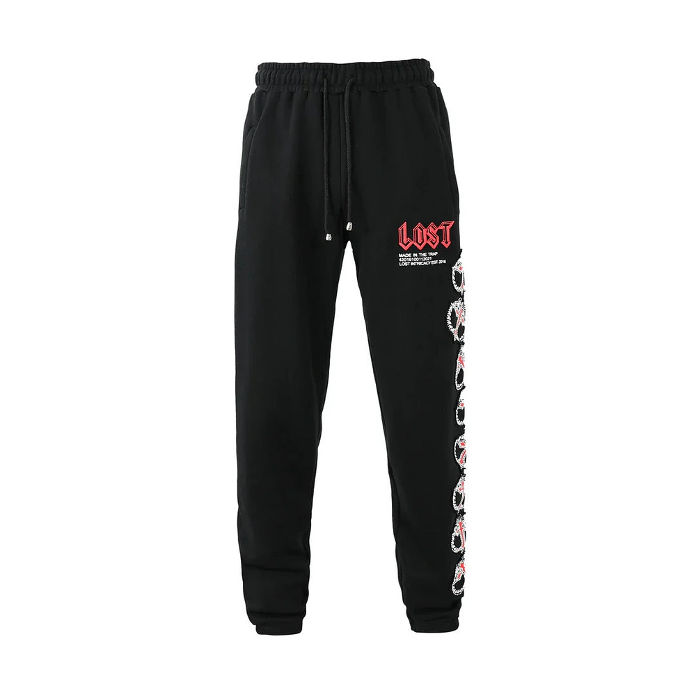 Lost Intricacy Mitt Sweats Black Red