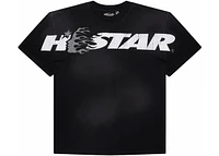 Hellstar Cartoon Logo Glitter T-shirt Black