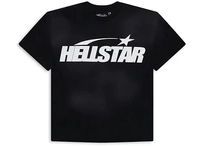 Hellstar Classic Logo Gel Print T-shirt Black