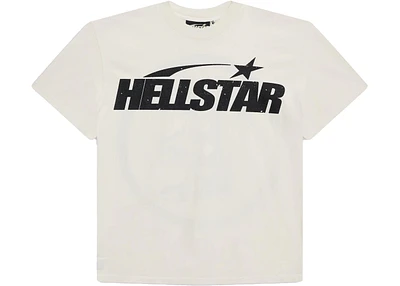 Hellstar Classic T-shirt White/Black (Gel Print)