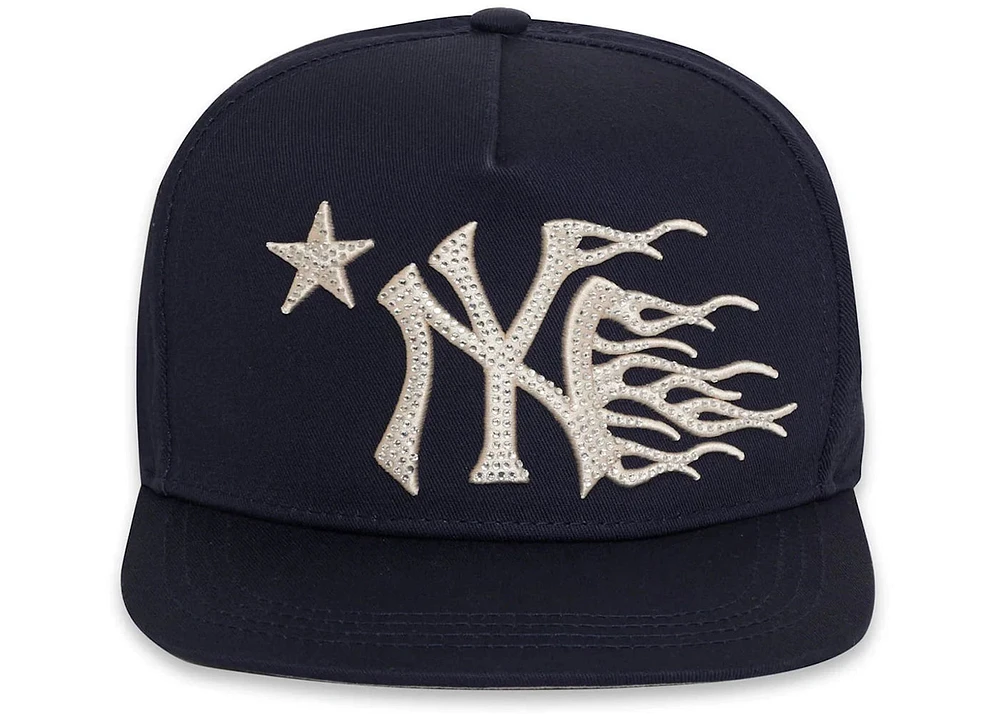 Hellstar NY Snapback Hat Navy