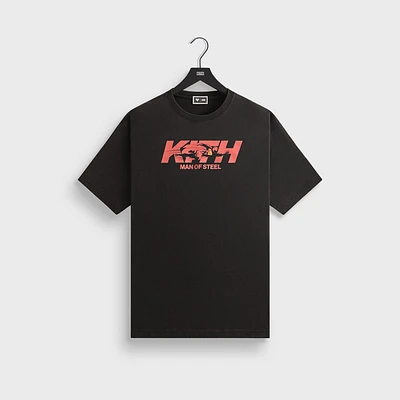 Kith Superman Man of Steel Vintage Tee Black