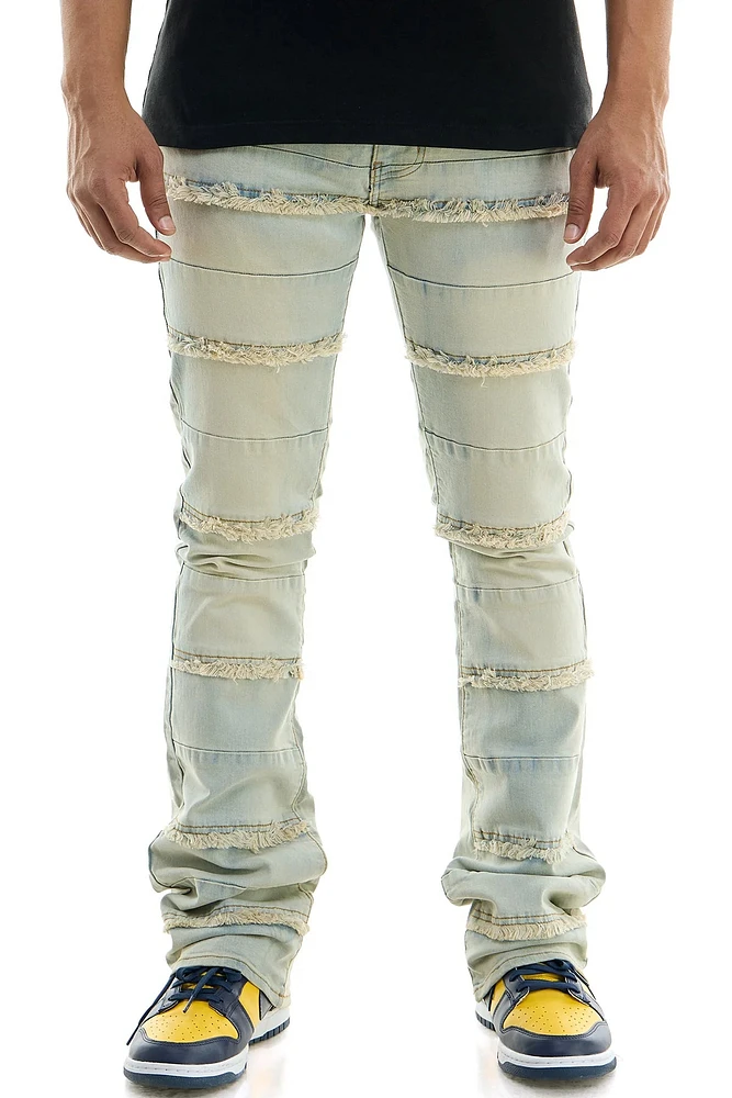 KDNK Jeans VTLT Skinny Flare Blue