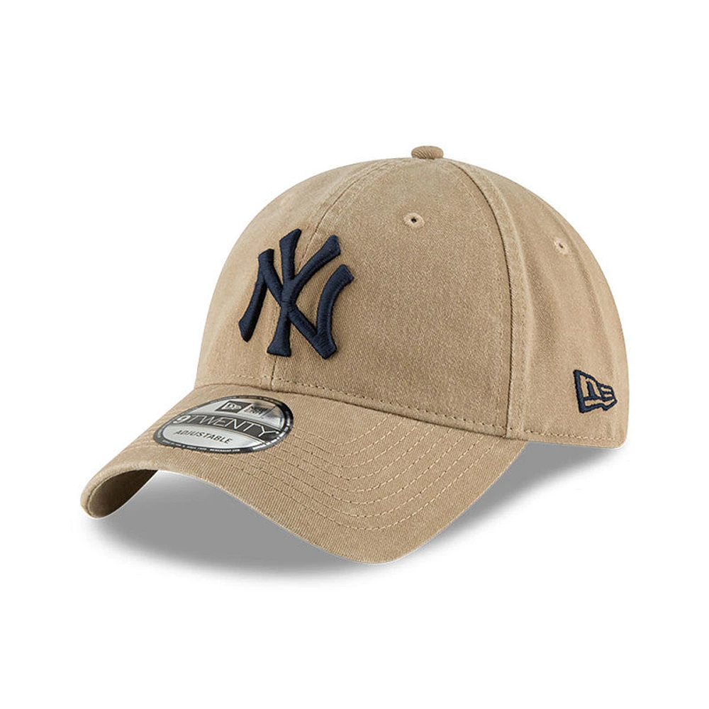 New Era New York Yankees Khaki 9Twenty Strapback Hat