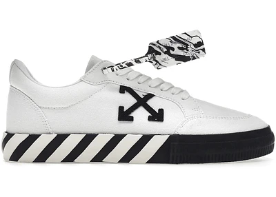 OFF-WHITE Vulcanized Low Canvas Black White