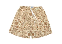 Copped Shorts Paisley Cream