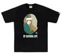 Bape Tie Dye By Bathing Ape Tee Black Green Camo