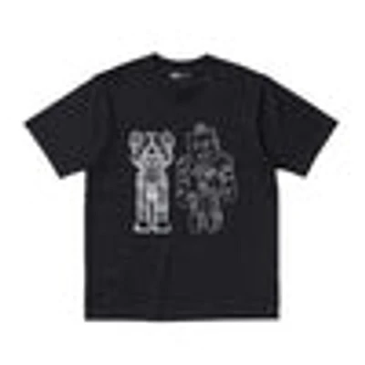 Kaws x Warhol Uniqlo Tee Black Figure