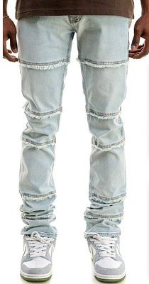 KDNK JEANS KND4451 BLUE PANELLED STACKED