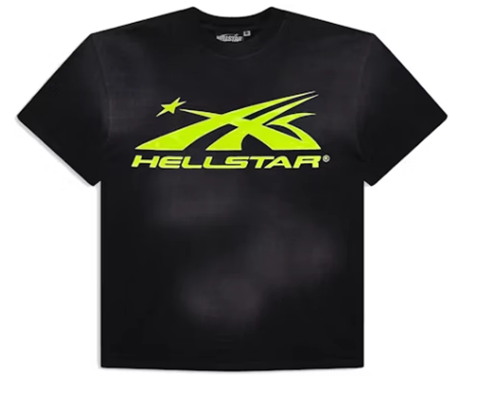 Hellstar Sports Core Logo Gel T-shirt Light Green