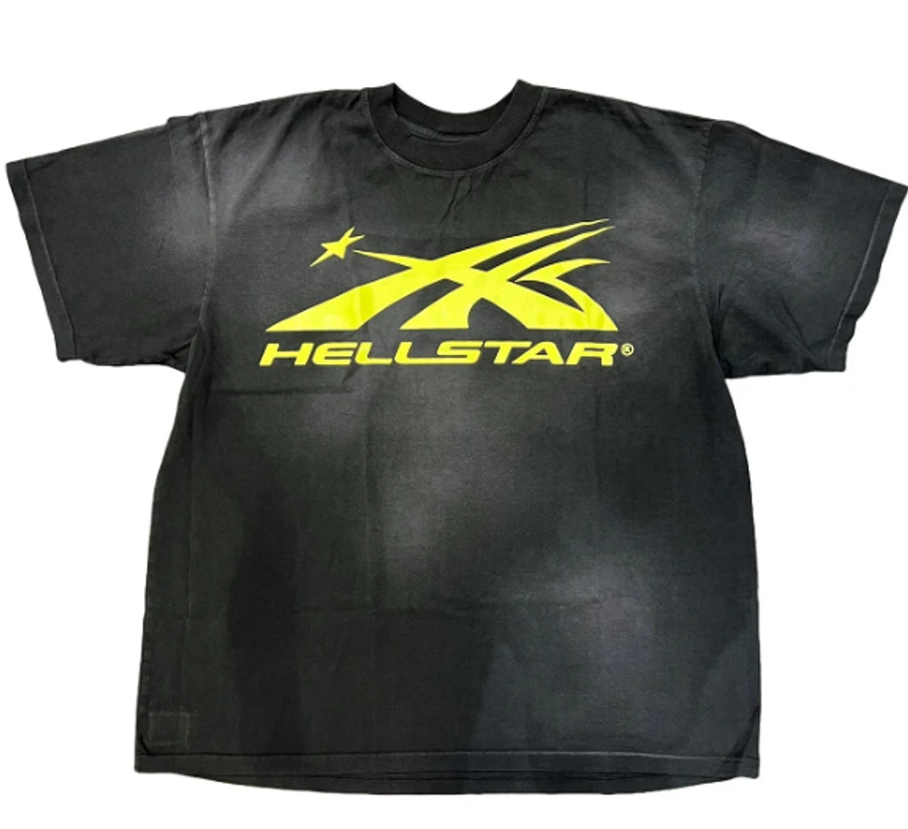 Hellstar Gel Sports Logo (Black/) T-shirt Black