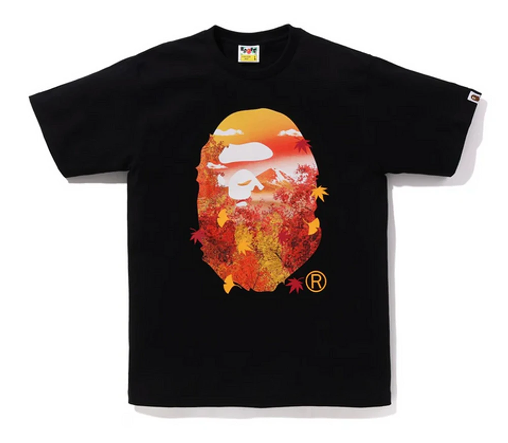 BAPE Japan Autumn Photo Ape Head Tee