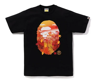 BAPE Japan Autumn Photo Ape Head Tee