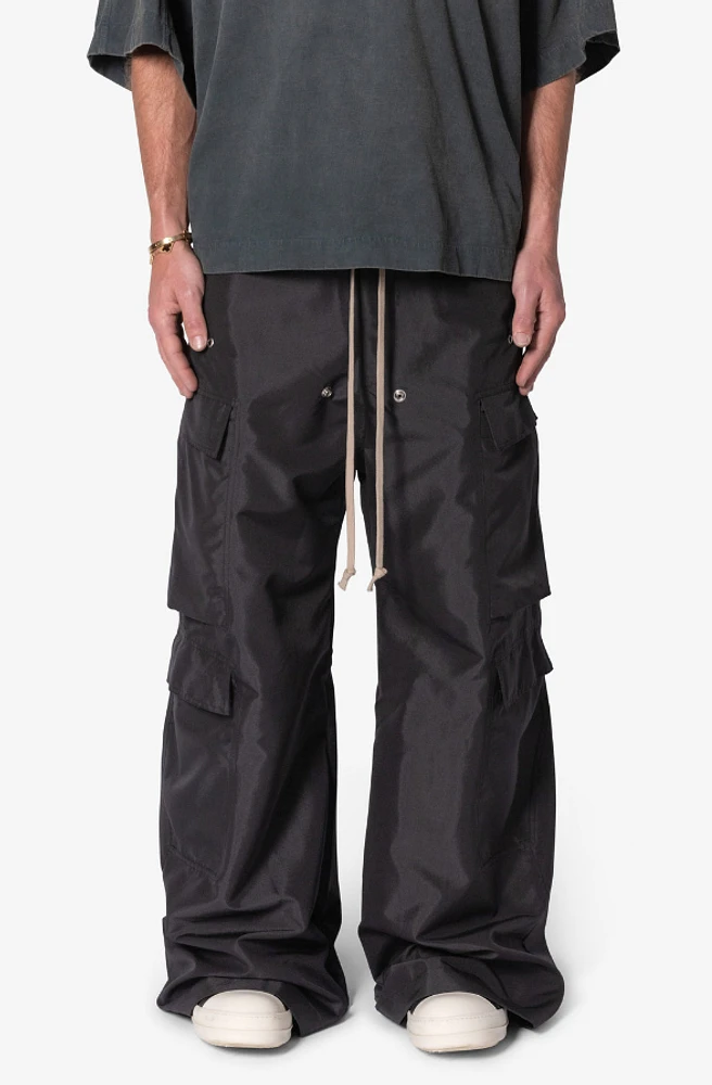 MNML Rave Double Cargo Pants - Black