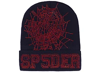 Sp5der Web Beanie Navy/Red