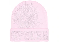 Sp5der Web Beanie Pink