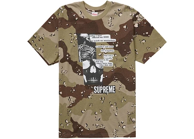 Supreme Anatomy Tee Chocolate Chip Camo