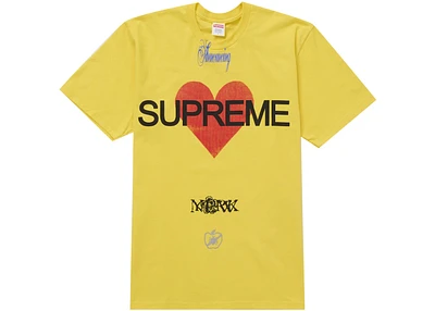 Supreme Announcing Tee Yellow