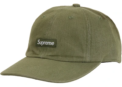 Supreme Cordura Denim Small Box 6-Panel Olive