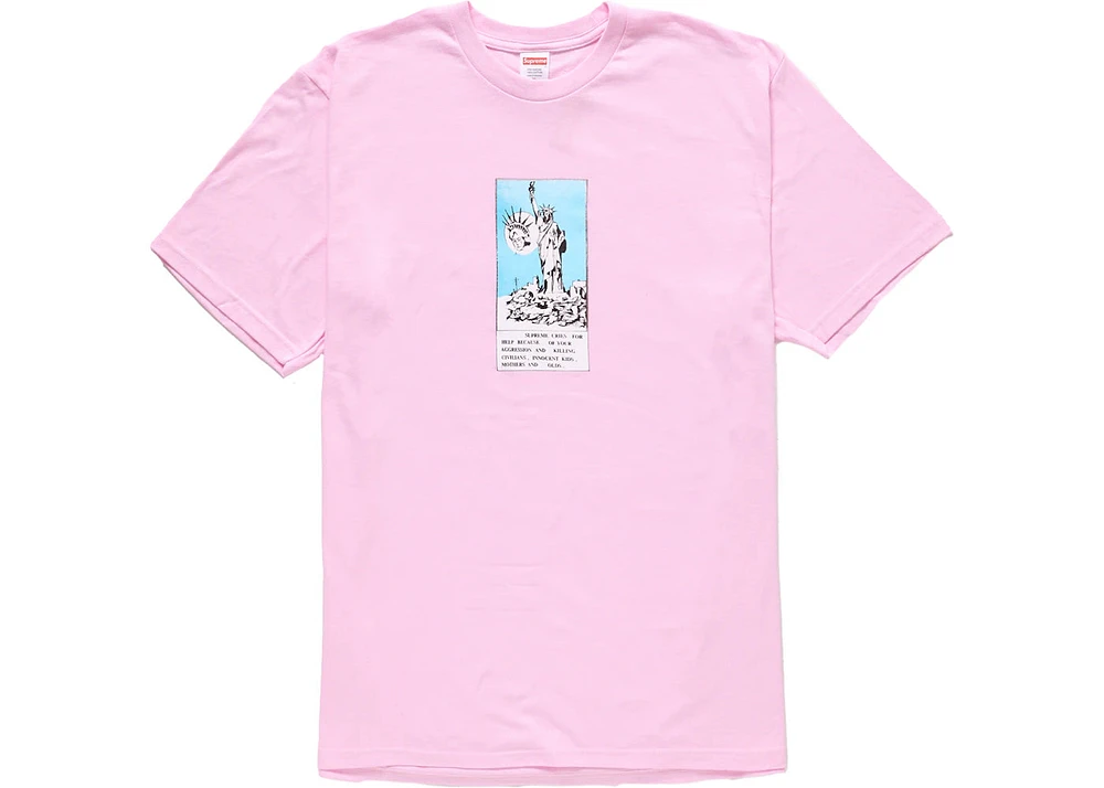 Supreme Liberty Tee Light Pink