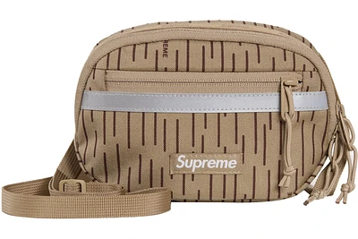 Supreme Mini Side Bag Tan Raindrop