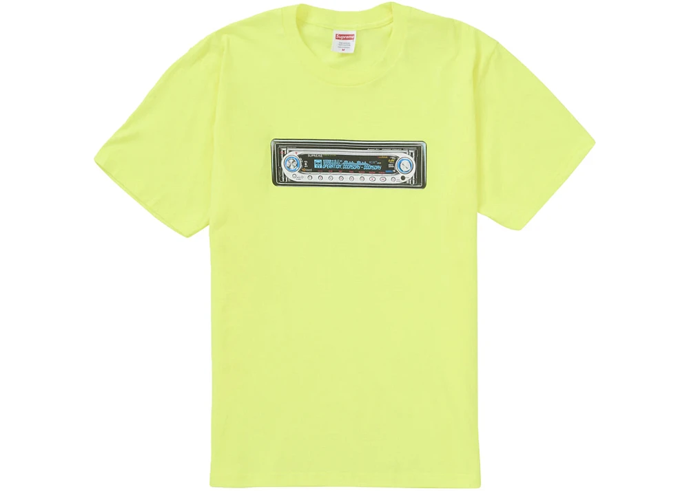 Supreme Receiver Tee Fluorescent Yellow