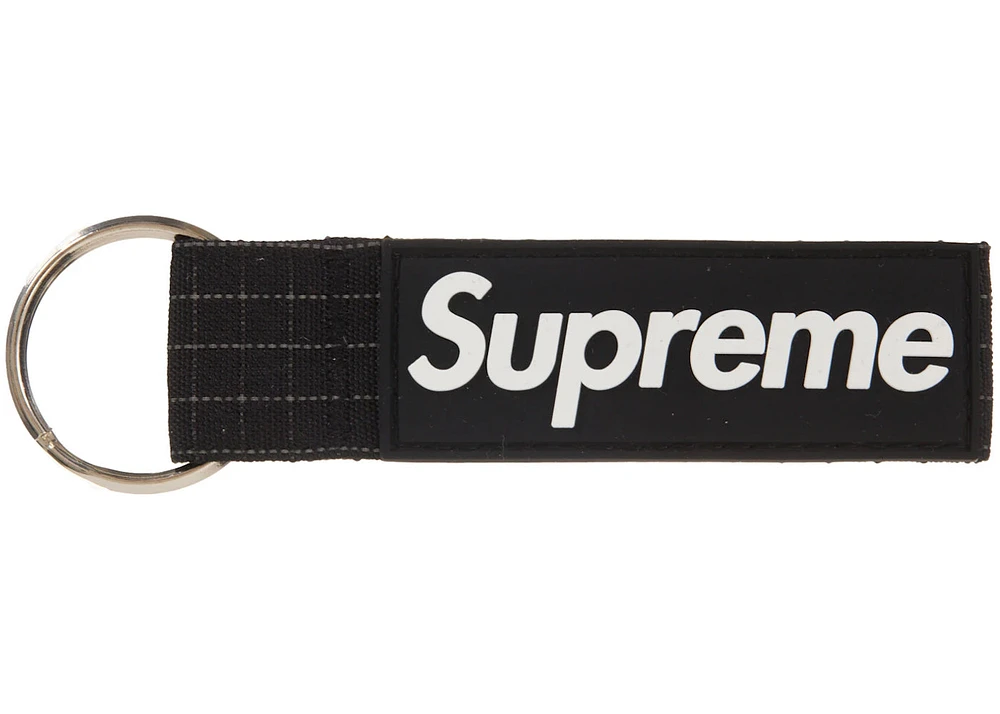 Supreme Ripstop Keychain Black