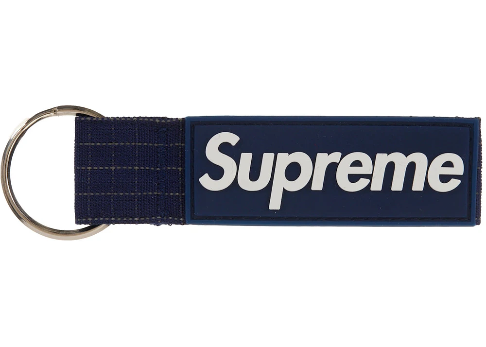 Supreme Ripstop Keychain Navy