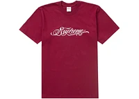 Supreme Script Tee Cardinal