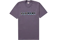 Supreme Tee Stencil Dusty Purple