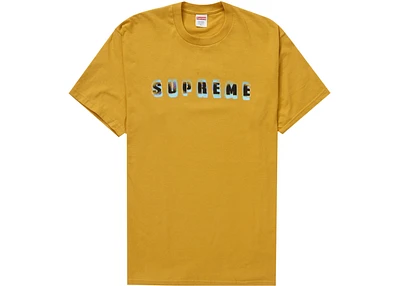 Supreme Tee Stencil Tee Mustard