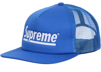 Supreme Underline Mesh Back 5-Panel Light Royal