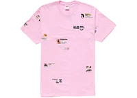 Supreme Upset Tee Light Pink