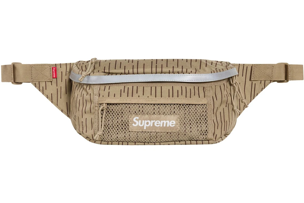 Supreme Waist Bag (FW24) Tan Raindrop