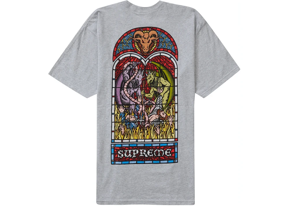 Supreme Tee Worship Grey