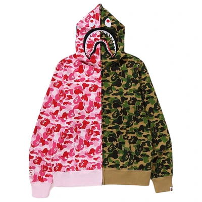 BAPE ABC Split Shark Hoodie /Green