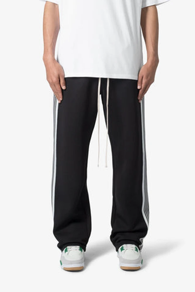 MNML Tricot Side Stripe Pants Black