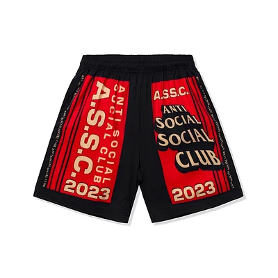 ASSC Pack Your Things Shorts Black Red