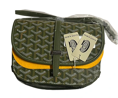 GOYARD Belvedere Messenger Bag Khaki