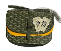 GOYARD Belvedere Messenger Bag Khaki