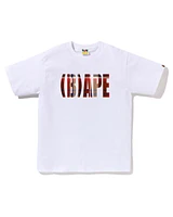 BAPE Check Tee White