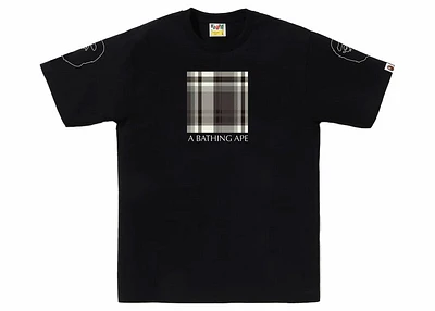 BAPE Logo Check Box Tee White/Black