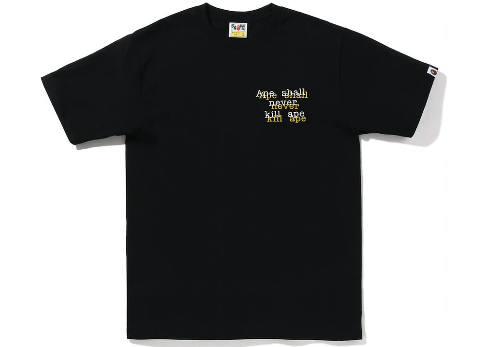 BAPE Graffiti Check Ape Head Tee Black