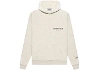 Fear of God Essentials Core Collection Pullover Hoodie Light Heather Oatmeal