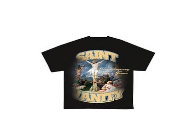 Saint Vanity Blurry Cross T-shirt
