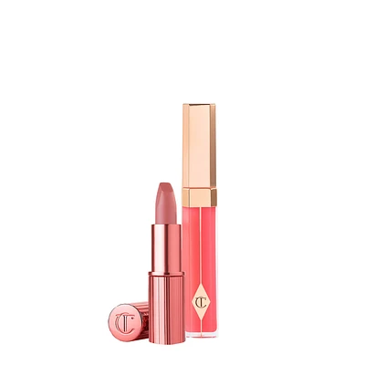 Kissing Duo Set Icon Baby & Hall Of Fame Lip Lustre