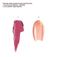 Kissing Duo Set 90s Pink & Ibiza Nights Lip Lustre