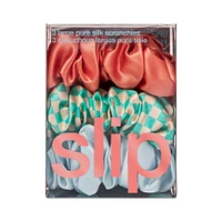 Large Scrunchies Set Of 3 Sea Mist