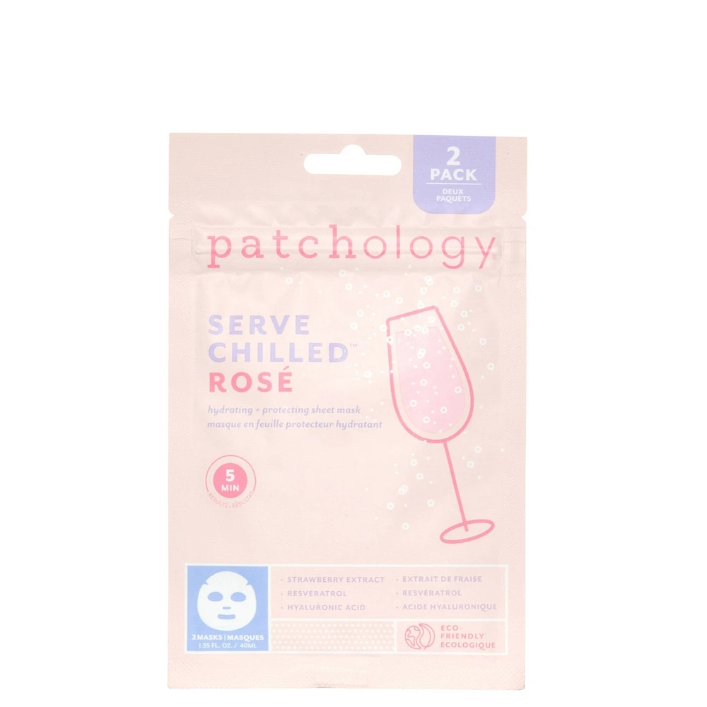 Serve Chilled Rose Sheet Mask (2 Pack)