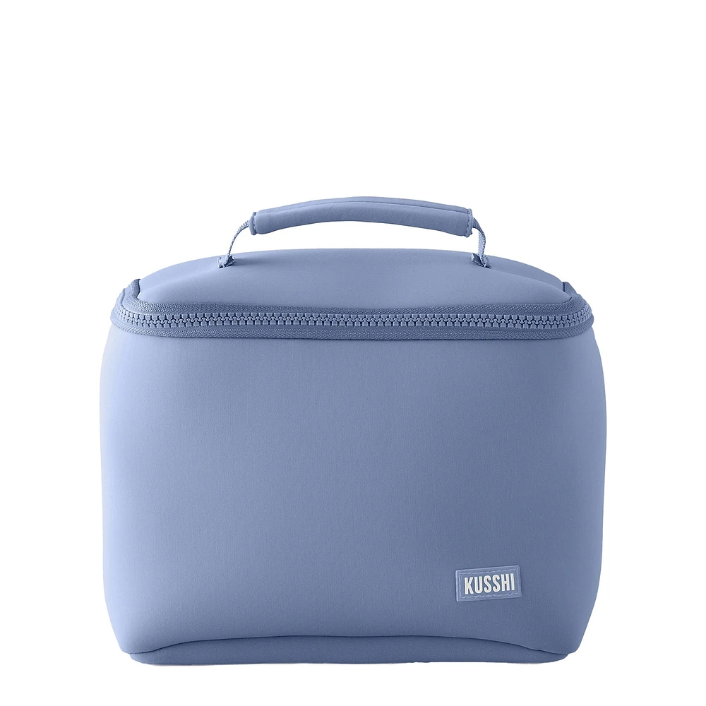 Small Train Case Neoprene Makeup Bag